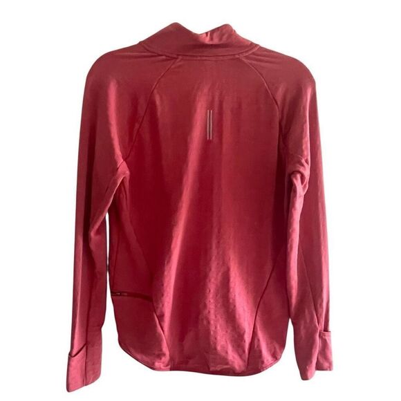 Nike Running Pink Therma Fit Long Sleeve Quarter Zip Pullover Top Women’s Medium - Picture 4 of 5